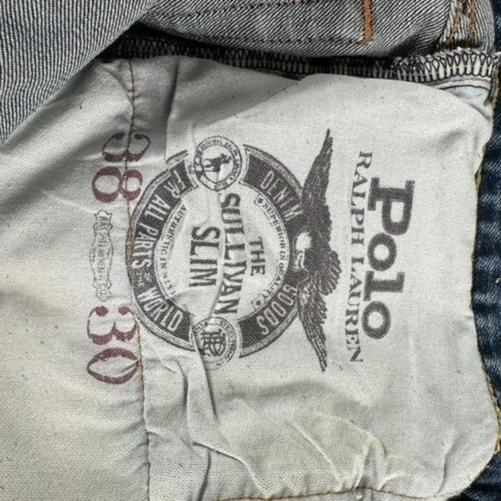 Polo Ralph‎ Lauren Sullivan Slim Jeans Men Tag 38x30 (Actual 39x30) Blue Denim